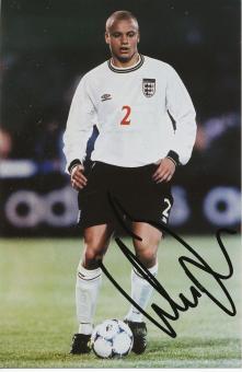 Wes Brown  England  Fußball Autogramm Foto original signiert 