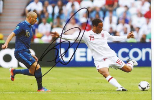 Joleon Lescott  England  Fußball Autogramm Foto original signiert 
