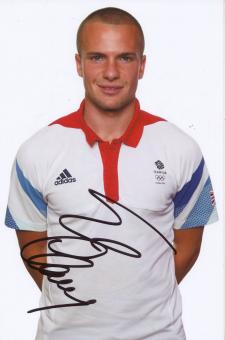 Tom Cleverley  Großbritanien Olympia  Fußball Autogramm Foto original signiert 