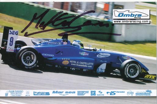 Matteo Chinosi   Auto Motorsport  Autogrammkarte original signiert 