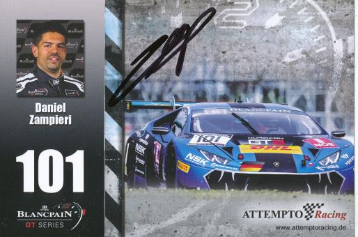 Daniel Zampieri  Auto Motorsport  Autogrammkarte original signiert 