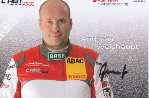Andreas Weishaupt  Audi  Auto Motorsport  Autogrammkarte original signiert 
