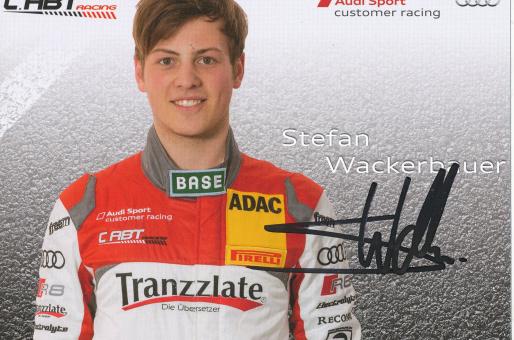 Stefan Wackerbauer  Audi  Auto Motorsport  Autogrammkarte original signiert 