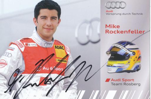 Mike Rockenfeller  Audi  Auto Motorsport  Autogrammkarte original signiert 