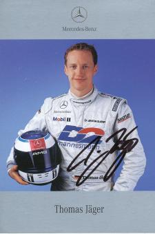 Thomas Jäger  DTM 2000  Mercedes  Auto Motorsport  Autogrammkarte original signiert 