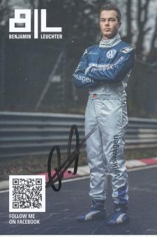 Benjamin Leuchter  VW  Auto Motorsport  Autogrammkarte original signiert 