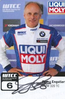 Franz Engstler  BMW  Auto Motorsport  Autogrammkarte original signiert 