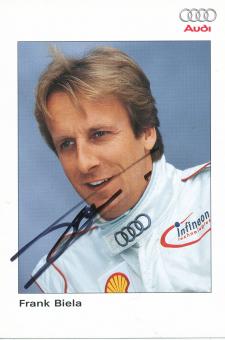 Frank Biela  Audi  Auto Motorsport  Autogrammkarte original signiert 