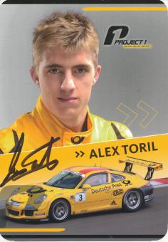 Alex Toril   Porsche  Auto Motorsport  Autogrammkarte original signiert 
