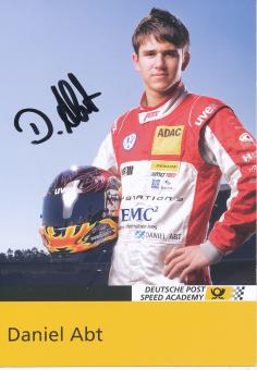 Daniel Abt  Auto Motorsport  Autogrammkarte original signiert 