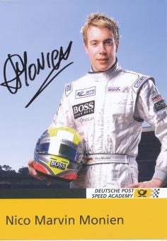Nico Marvin Monien  Auto Motorsport  Autogrammkarte original signiert 
