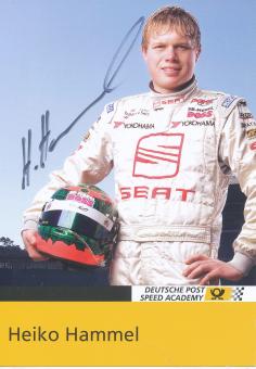 Heiko Hammel  Auto Motorsport  Autogrammkarte original signiert 