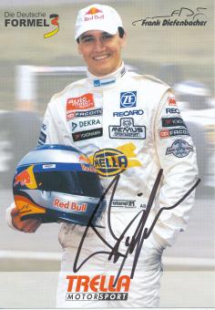 Frank Diefenbacher  Auto Motorsport  Autogrammkarte original signiert 