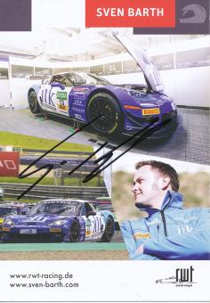 Sven Barth  Auto Motorsport  Autogrammkarte original signiert 