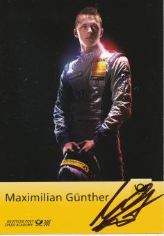 Maximilian Günther  Auto Motorsport  Autogrammkarte original signiert 