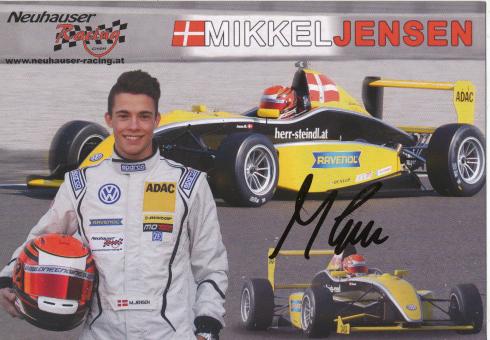 Mikkel Jensen   Auto Motorsport  Autogrammkarte original signiert 