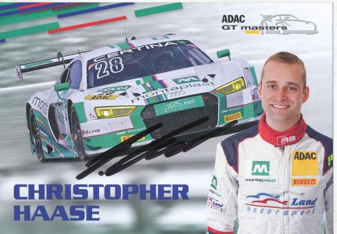 Christopher Haase   Auto Motorsport  Autogrammkarte original signiert 
