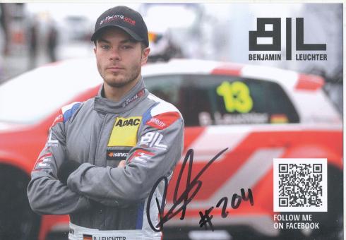 Benjamin Leuchter   Auto Motorsport  Autogrammkarte original signiert 