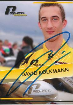 David Kolkmann   Auto Motorsport  Autogrammkarte original signiert 