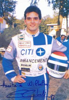 Mello Cheli  Auto Motorsport  Autogrammkarte original signiert 