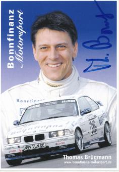 Thomas Brügmann  BMW  Auto Motorsport  Autogrammkarte original signiert 