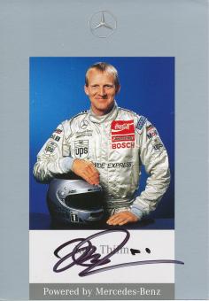 Kurt Thiim  1996  Mercedes  Auto Motorsport  Autogrammkarte original signiert 