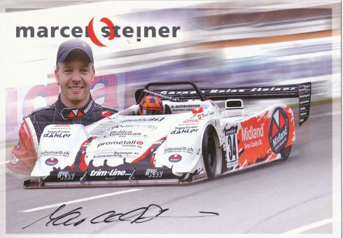 Marcel Steiner  Auto Motorsport  Autogrammkarte original signiert 