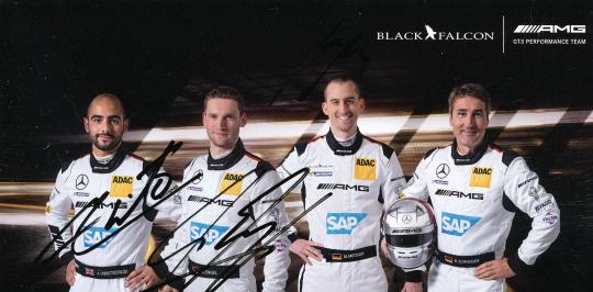 Adam Christodoulou & Marco Engel    Auto Motorsport  Autogrammkarte original signiert 