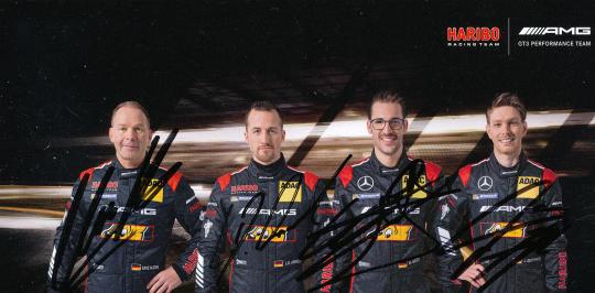 Alzen & David Arnold & Götz & Seyffarth  Auto Motorsport  Autogrammkarte original signiert 