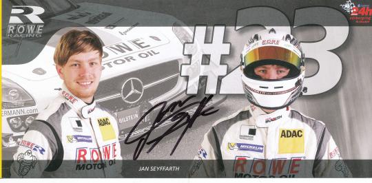 Jan Seyfarth  Mercedes  Auto Motorsport  Autogrammkarte original signiert 
