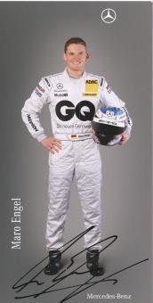 Marco Engel  2009  Mercedes  Auto Motorsport  Autogrammkarte original signiert 