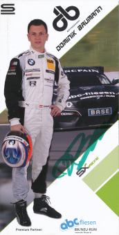 Dominik Baumann  BMW  Auto Motorsport  Autogrammkarte original signiert 