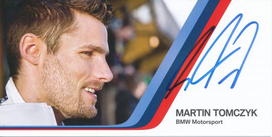 Martin Tomczyk  BMW  Auto Motorsport  Autogrammkarte original signiert 