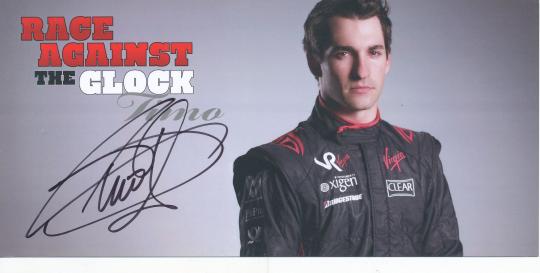 Timo Glock  Formel 1   Auto Motorsport  Autogrammkarte original signiert 