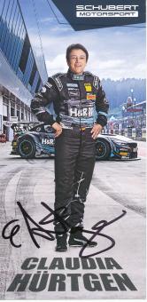 Claudia Hürtgen  Auto Motorsport  Autogrammkarte original signiert 