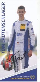 Tom Lautenschlager   Auto Motorsport  Autogrammkarte original signiert 