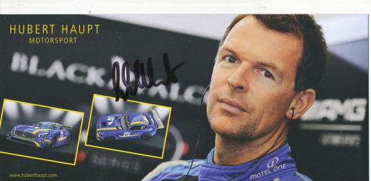Hubert Haupt   Mercedes   Auto Motorsport  Autogrammkarte original signiert 