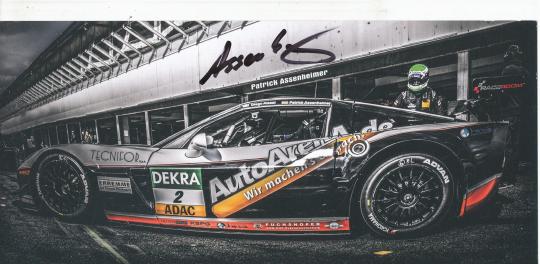 Patrick Assenheimer   Auto Motorsport  Autogrammkarte original signiert 