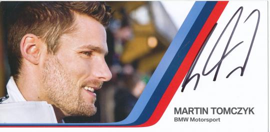 Martin Tomczyk  BMW   Auto Motorsport  Autogrammkarte original signiert 