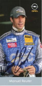 Manuel Reuter   Opel   Auto Motorsport  Autogrammkarte original signiert 