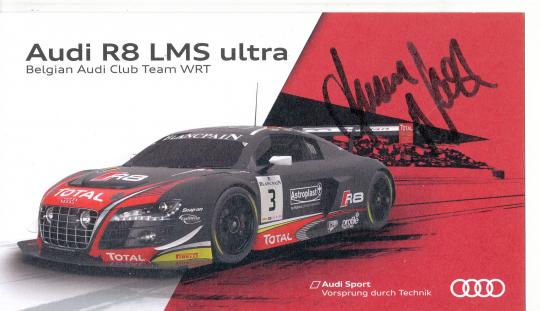 James Nash  Audi  Auto Motorsport  Autogrammkarte original signiert 