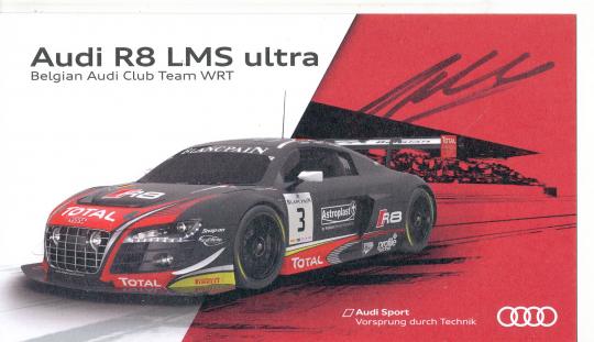 Christopher Mies  Audi  Auto Motorsport  Autogrammkarte original signiert 