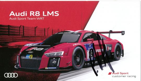 Pierre Kaffer  Audi  Auto Motorsport  Autogrammkarte original signiert 