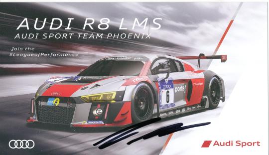 Christopher Haase  Audi  Auto Motorsport  Autogrammkarte original signiert 