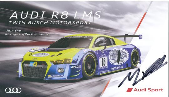 Marc Busch  Audi  Auto Motorsport  Autogrammkarte original signiert 