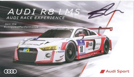 ?  Audi  Auto Motorsport  Autogrammkarte original signiert 
