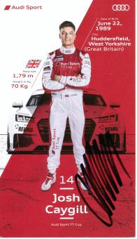 Josh Caygill  Audi  Auto Motorsport  Autogrammkarte original signiert 