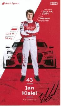 Jan Kisiel  Audi  Auto Motorsport  Autogrammkarte original signiert 