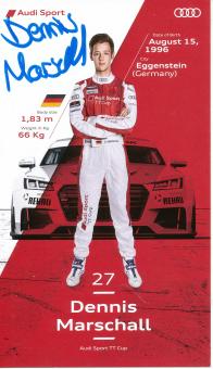 Dennis Marschall  Audi  Auto Motorsport  Autogrammkarte original signiert 