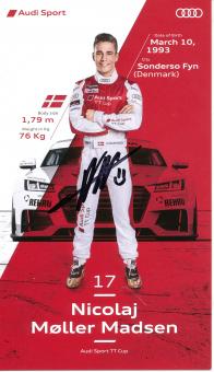 Nicolaj Møller Madsen  Audi  Auto Motorsport  Autogrammkarte original signiert 